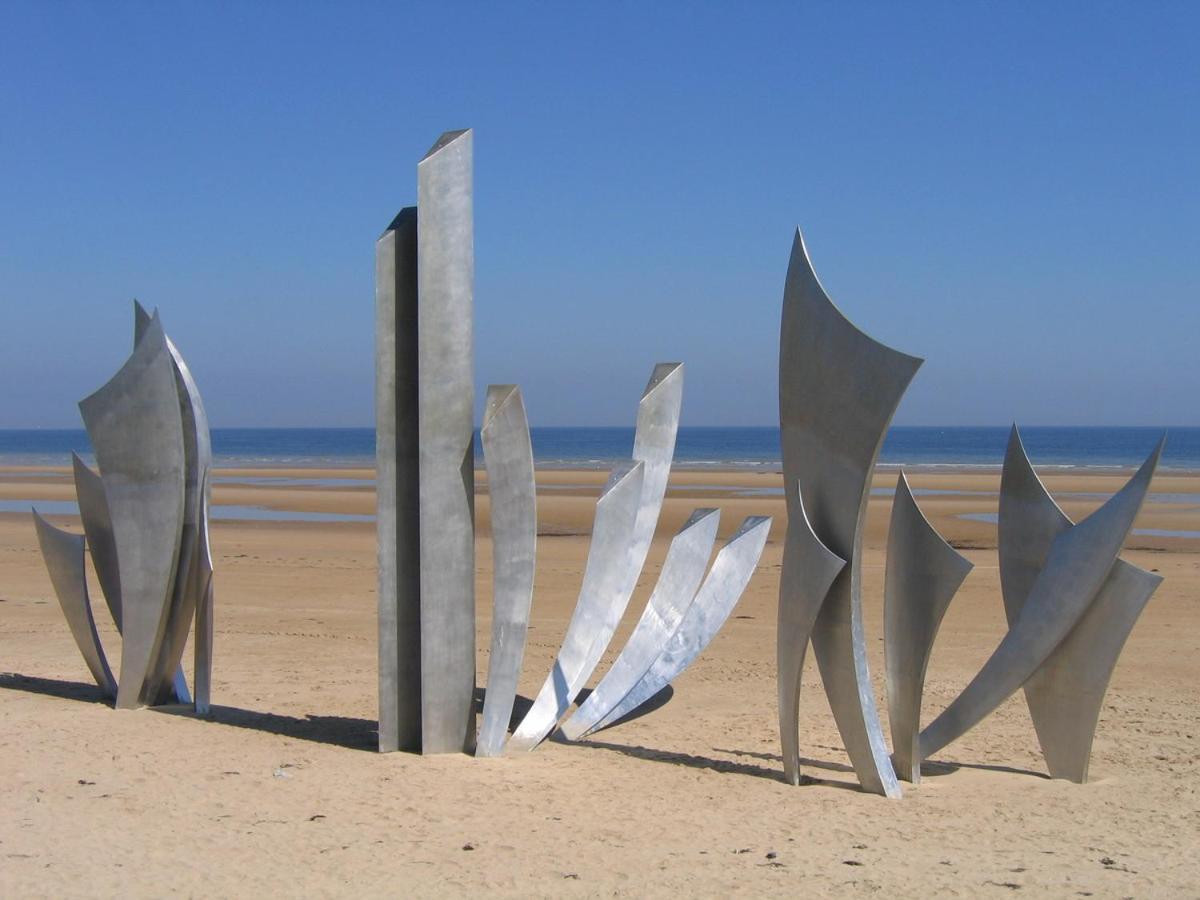Studio Vargas Avec Jardin - Omaha Beach Colleville-sur-Mer Eksteriør bilde