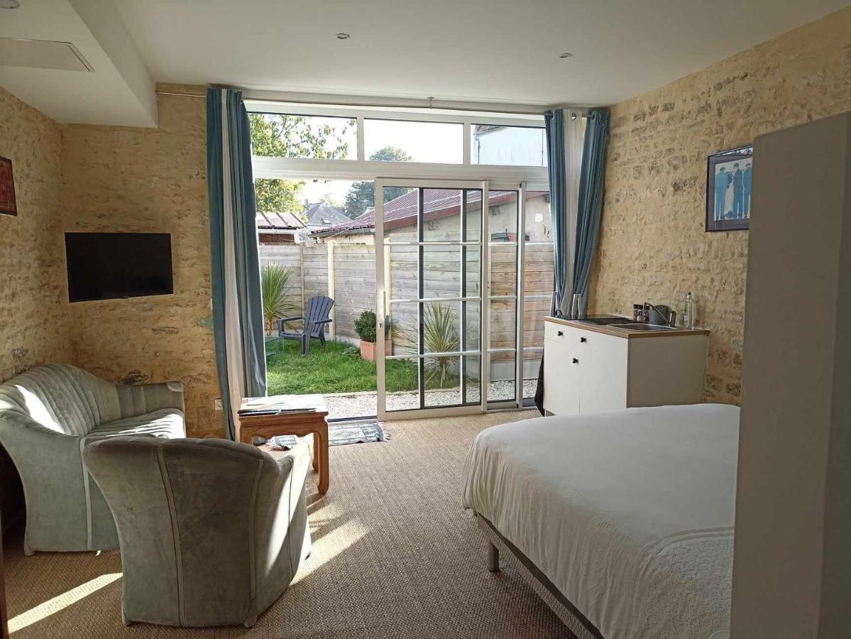 Studio Vargas Avec Jardin - Omaha Beach Colleville-sur-Mer Eksteriør bilde