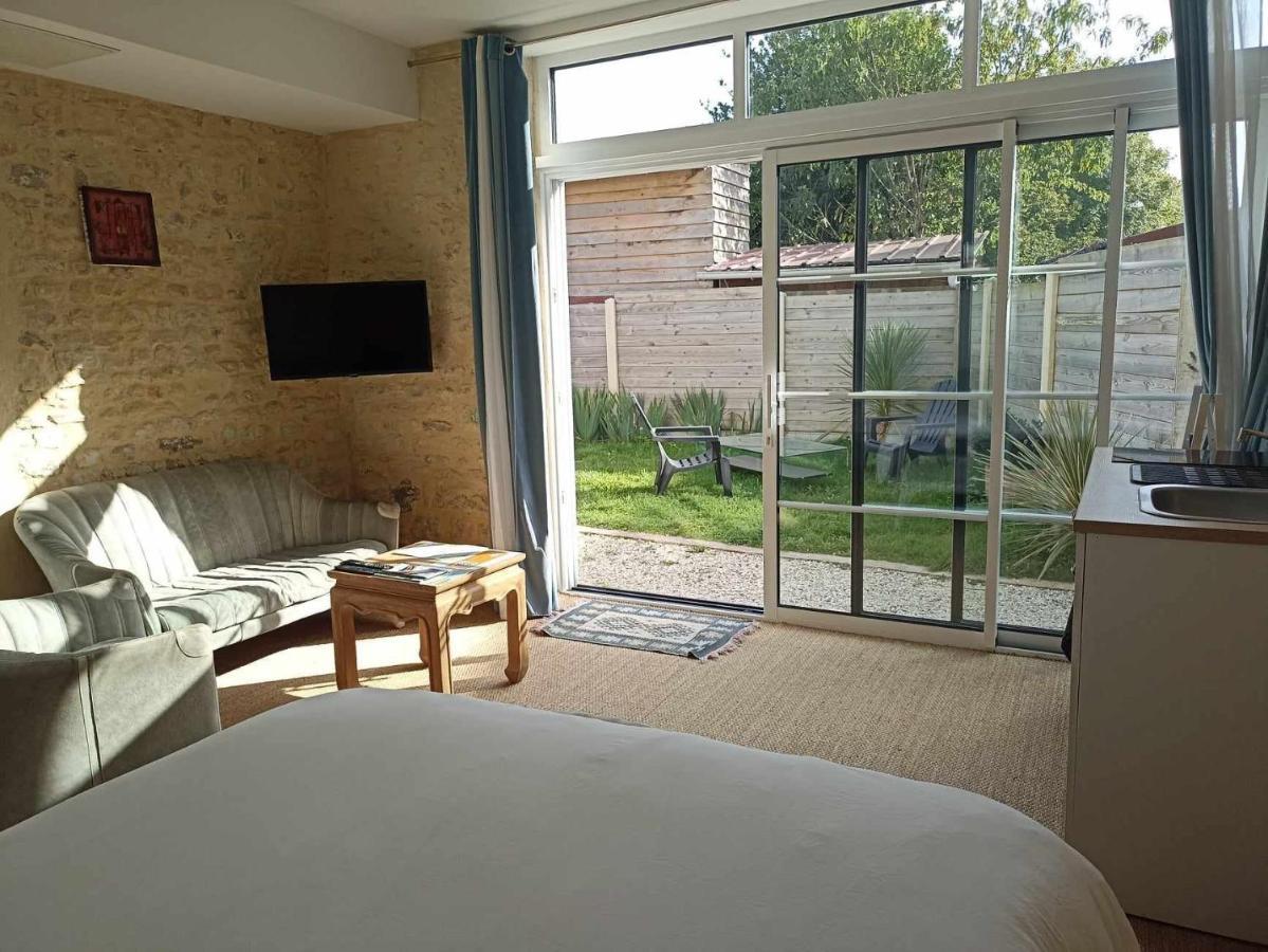 Studio Vargas Avec Jardin - Omaha Beach Colleville-sur-Mer Eksteriør bilde